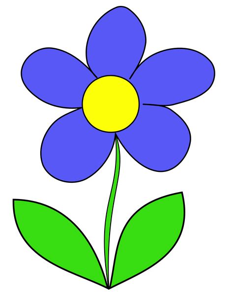 flower clipart easy